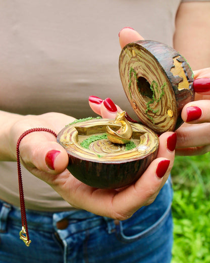 Fox Pendant Guardian Spirit of the Forest ~ Ciondolo Volpe Spirito guardiano del bosco