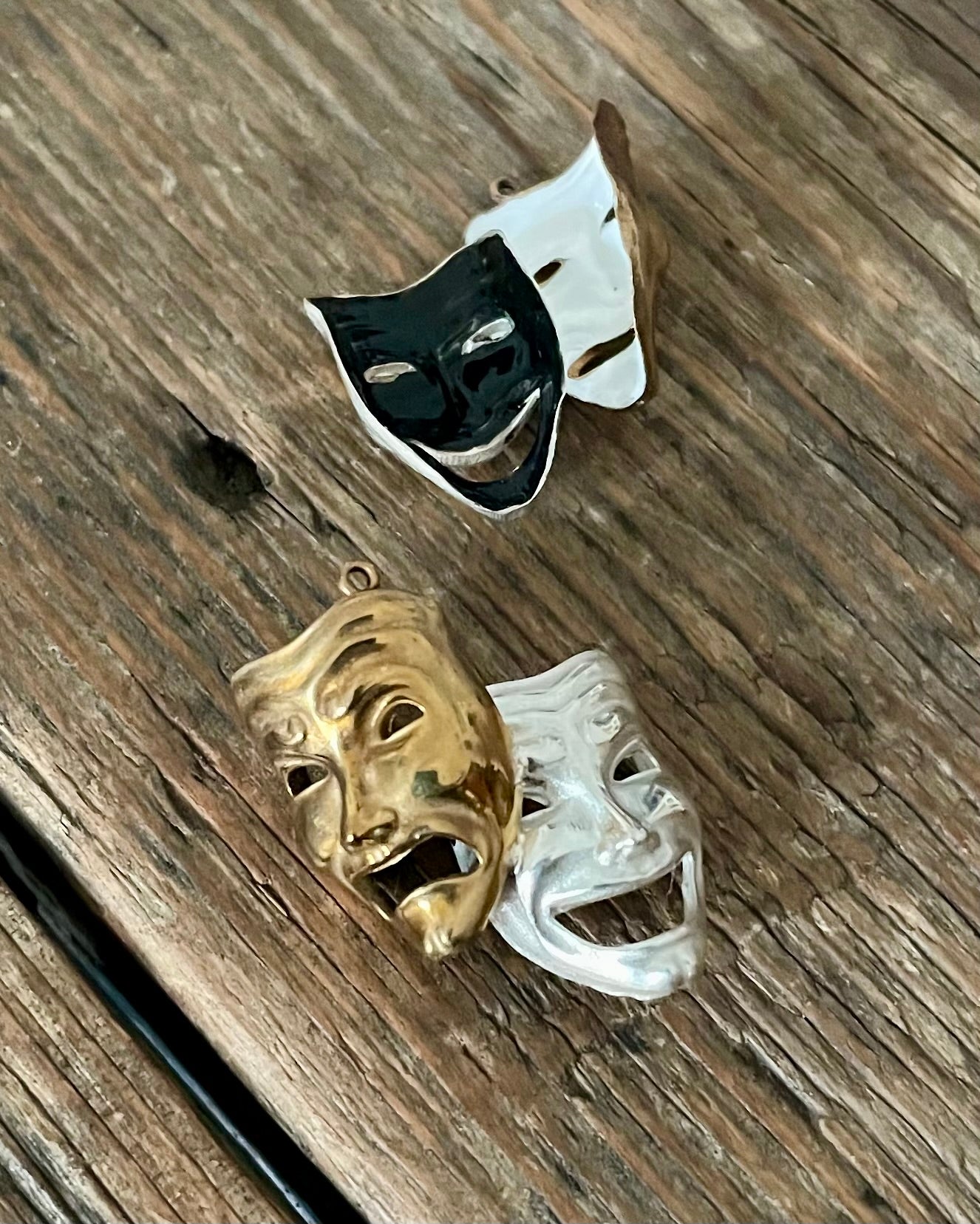 Comedy & Tragedy | The Eternal Dualism ~ Ciondolo Maschere | L'eterno dualismo
