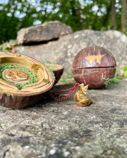 Fox Pendant Guardian Spirit of the Forest ~ Ciondolo Volpe Spirito guardiano del bosco