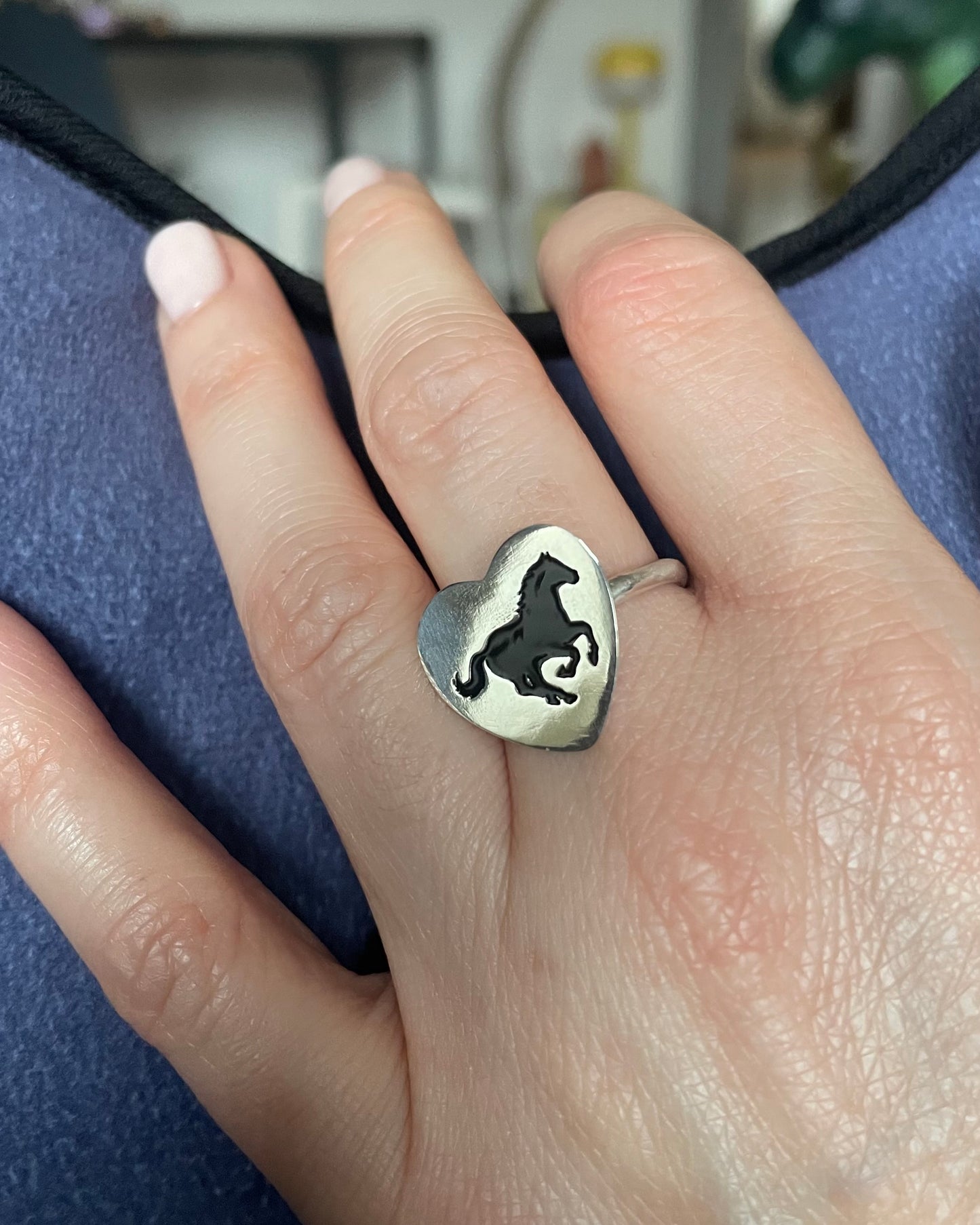 Midnight Horse & Wild Heart | The Spirit of Freedom ~ Anello Cuore e Cavallo | Lo Spirito della Libertà